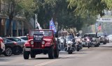 President Trump's supporters held a rally Saturday (Oct. 3) at the Hanford Mall and then, for the next four hours or so, put together a 100-vehicle caravan and cruised through Hanford and Downtown Lemoore.